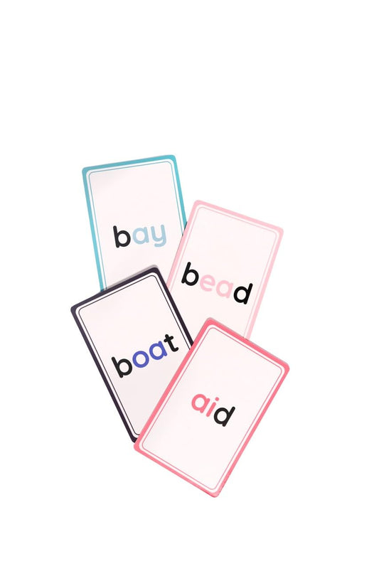 Wild Words Vowel Teams Card Game