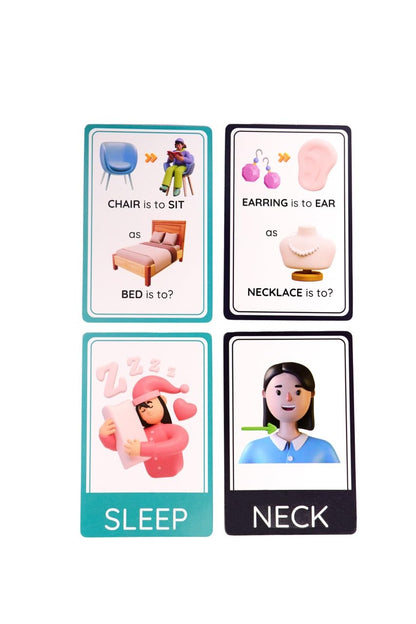 Analogy Card Matching Game for Kids